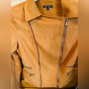 Michele Women's Camel Leather Jacket